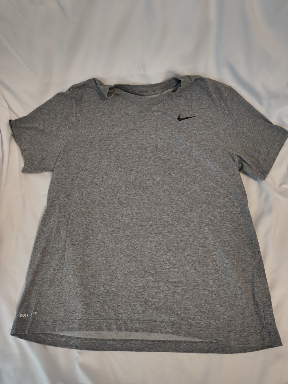 Nike Men's Gray Dri-FIT Crewneck T-Shirt